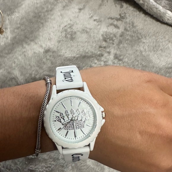 Juicy Couture White Crown Watch